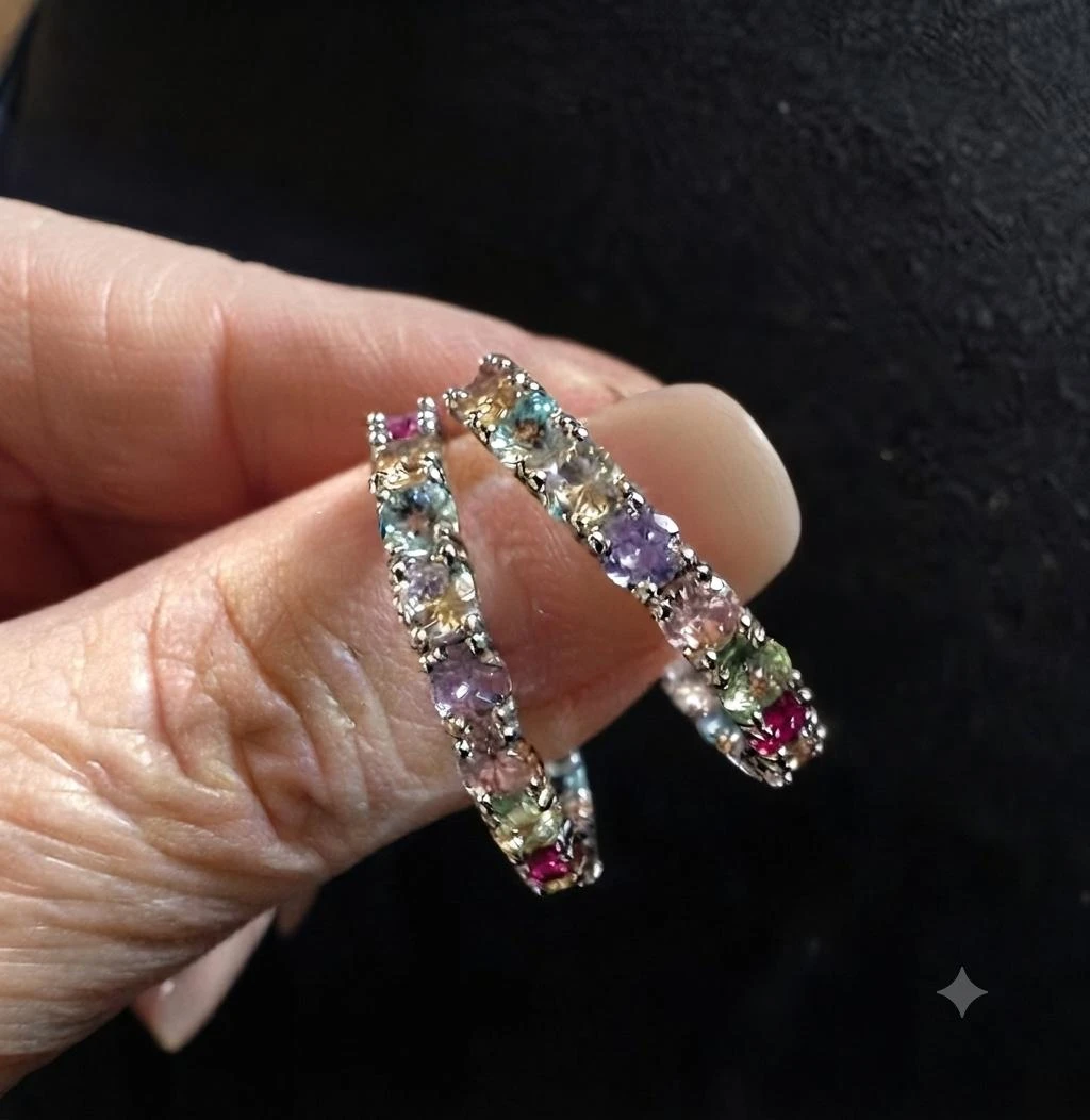 Pendientes multicolor